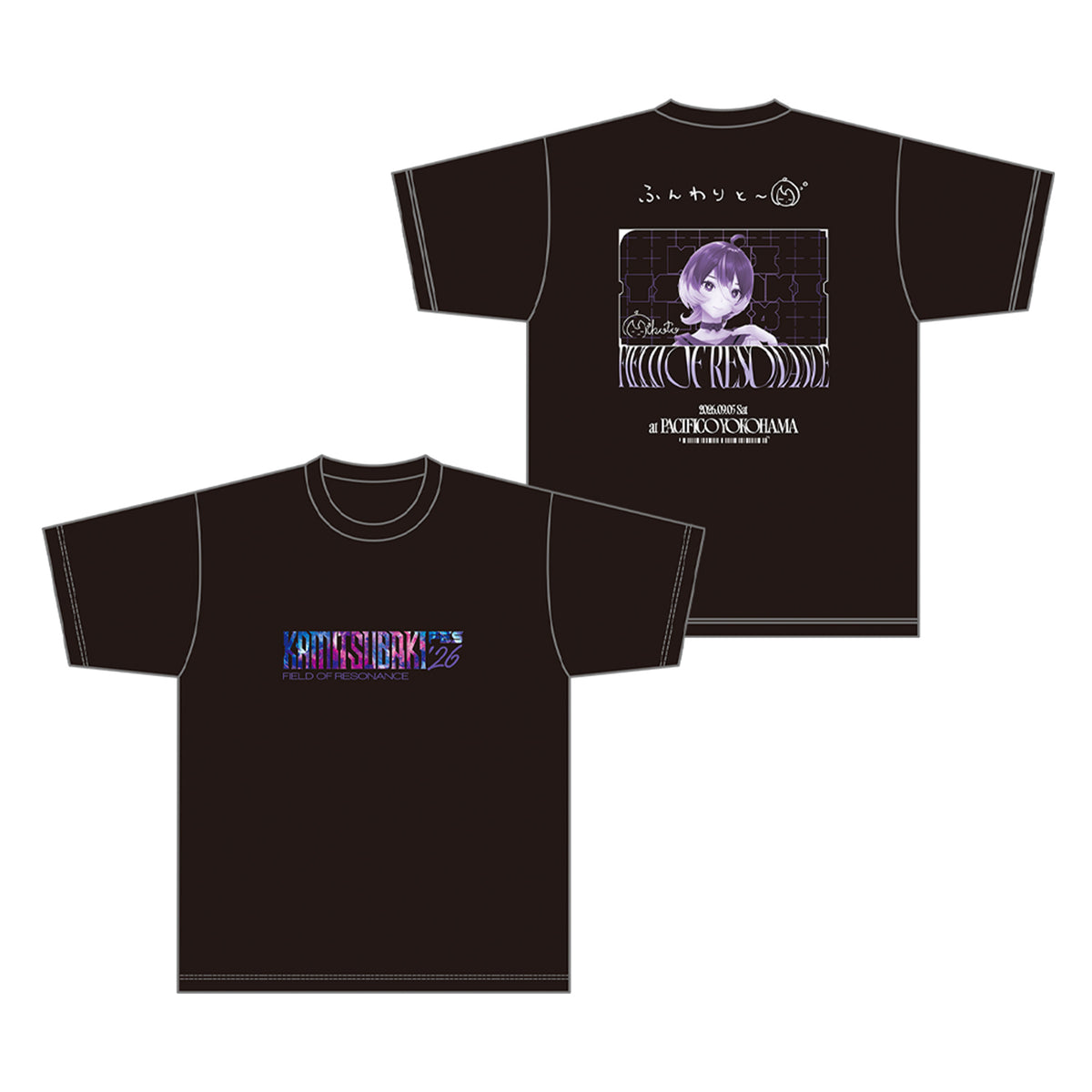 【KAMITSUBAKI STUDIO】Tシャツ 美古途 ver./KAMITSUBAKI FES '26 FIELD OF RESONANCE OFFICIAL GOODS 第二弾