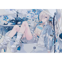 画像をギャラリービューアに読み込む, 【ヰ世界情緒】オリジナルブルゾン ネモフィラ ver./2nd Album「色彩」& 4th Anniversary & ヰ世界電子通信部 OFFICIAL GOODS