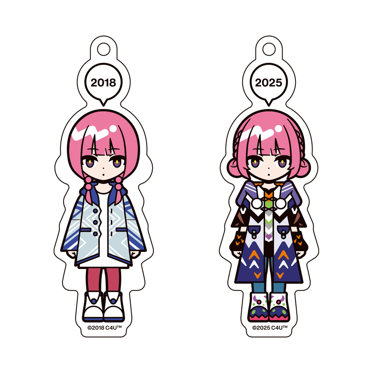 花譜】C4U レンチキュラーアクリルキーホルダー／花譜 7th Anniversary