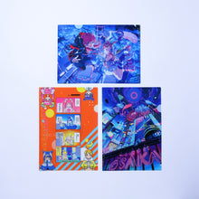 画像をギャラリービューアに読み込む, 【KAMITSUBAKI STUDIO×HELLO OSAKA】ホログラムクリアファイル3枚セット/KAMITSUBAKI STUDIO presents バーチャル謎解きミステリー「魔女謎解」with HELLO OSAKA OFFICIAL GOODS