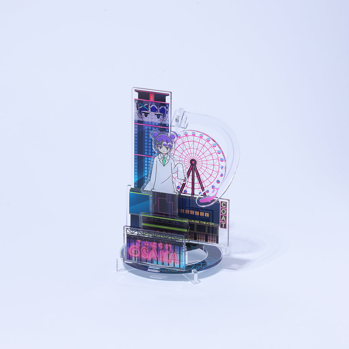 KAMITSUBAKI STUDIO×HELLO OSAKA】立体アクリルスタンド ピース