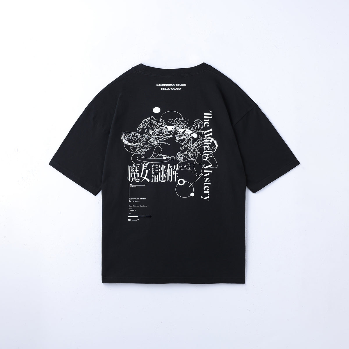 【KAMITSUBAKI STUDIO×HELLO OSAKA】Tシャツ／BLACK／KAMITSUBAKI STUDIO presents