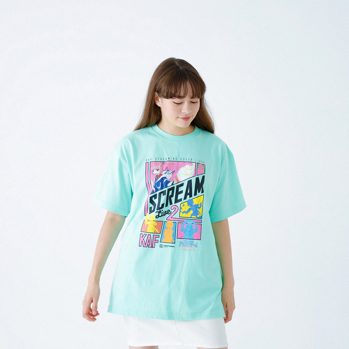 【花譜】I SCREAM LIVE2 Tシャツ／MINT／KAF STREAMING COVER LIVE「アイスクリームライブ2」