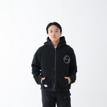 画像をギャラリービューアに読み込む, 【幸祜】LOGO ZIP HOODIE/BLACK/MAISON KOKO pre open