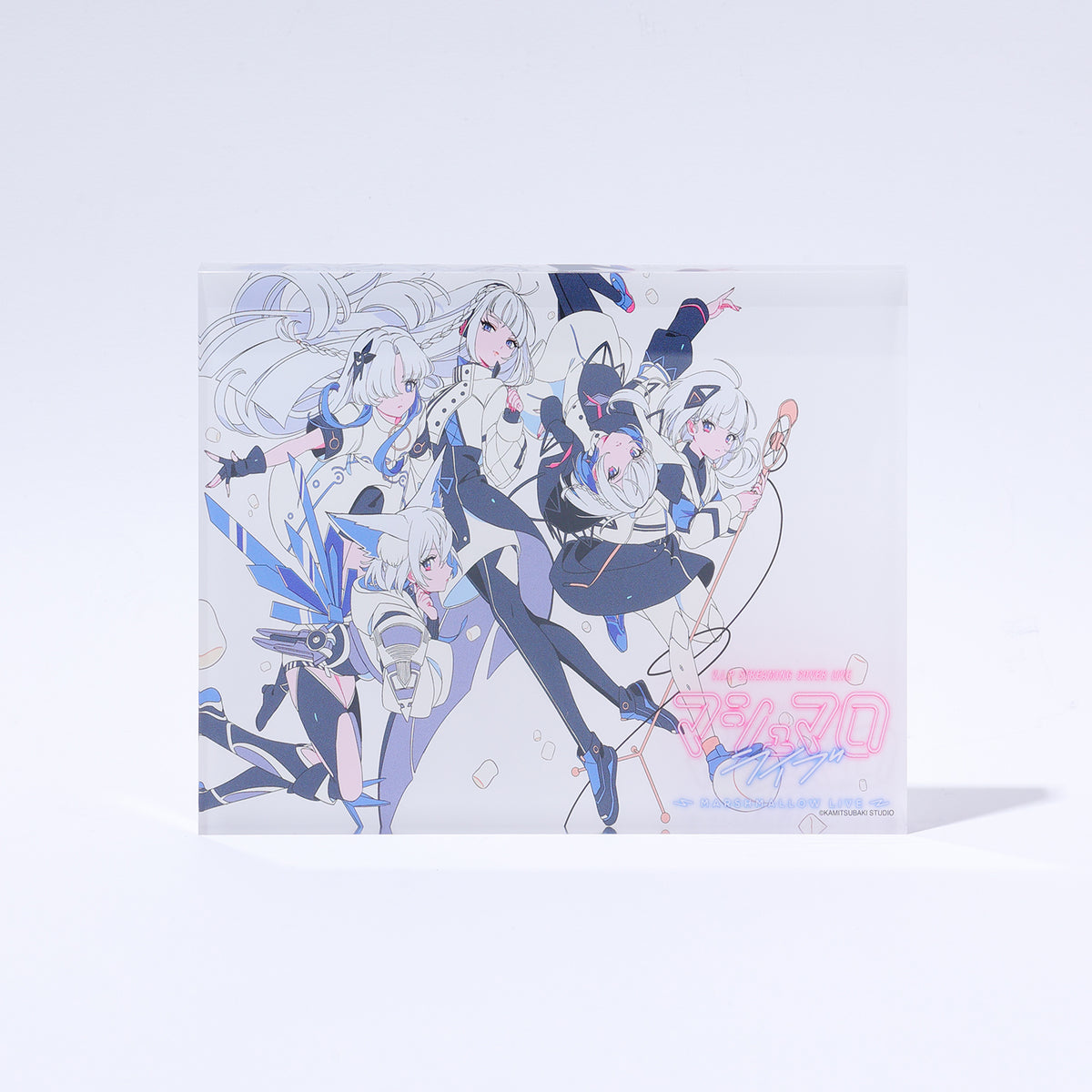 V.I.P】マシュマロライブアクリルブロック／音楽的同位体2周年記念