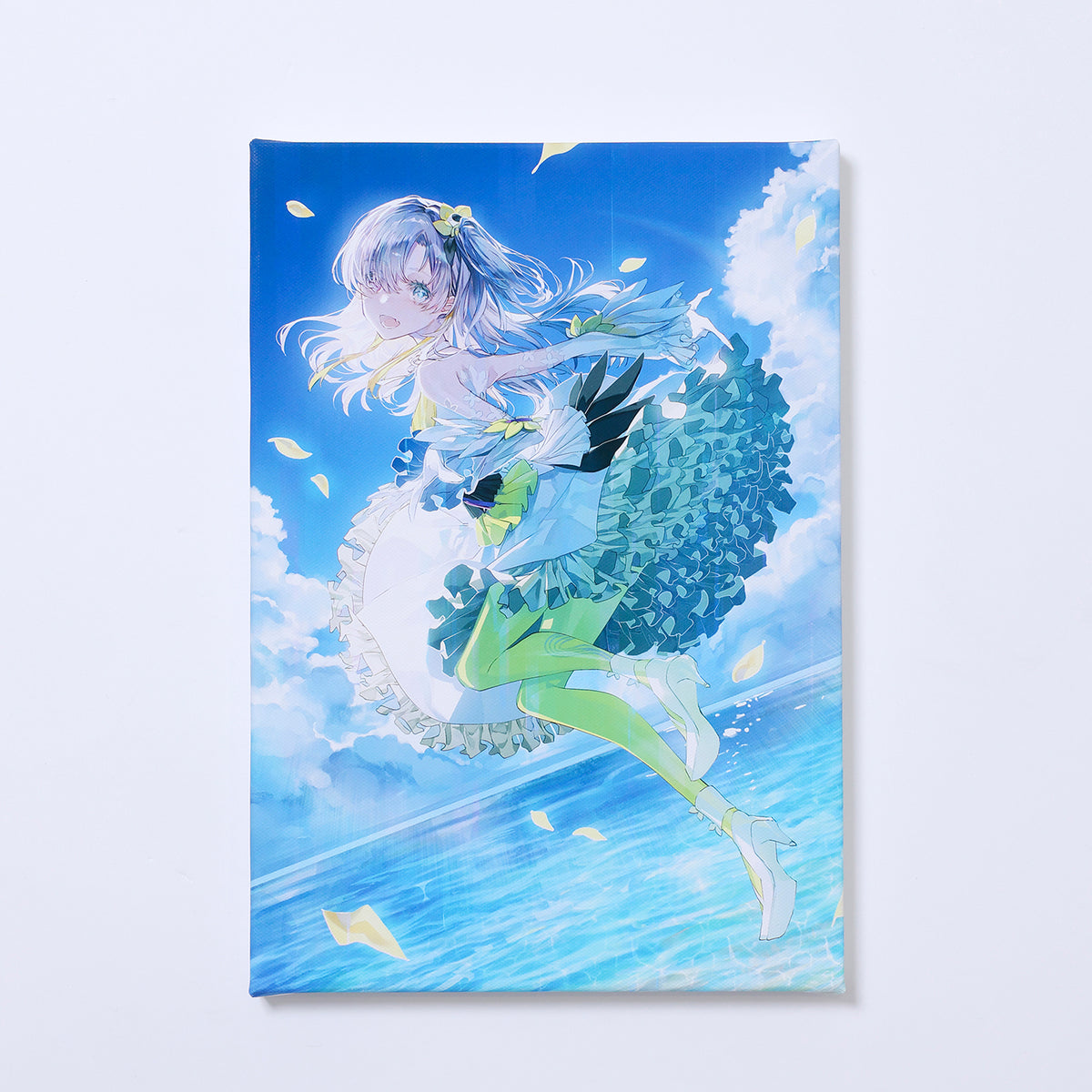 オリジナルハンドメイド 絵 夢の先へと続く世界 ヰ世界情緒】アートキャンバス Virtual Ties ver.／Virtual Ties 〜ヰ