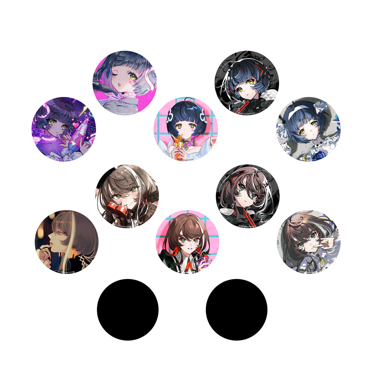 Albemuth】ランダム缶バッジ／1st Album「ADAM」「eve」& 1st ONE-MAN