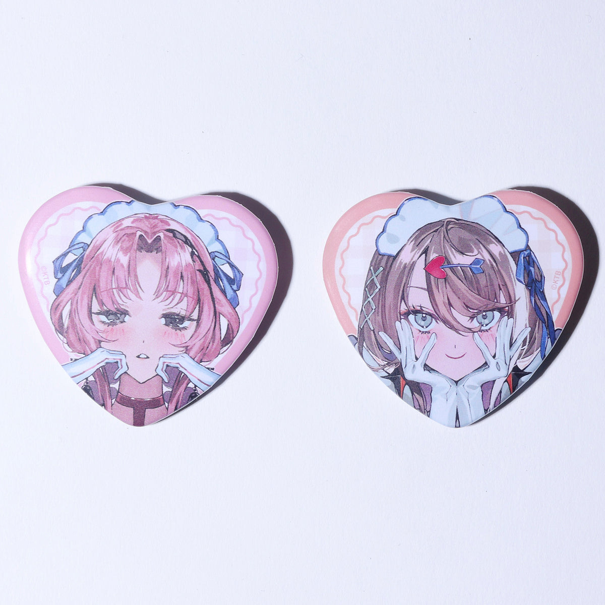 明透】ハート缶バッジ 明透 ver.／「ときめく・恋する・あすべまる