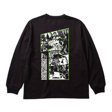 画像をギャラリービューアに読み込む, 【KAMITSUBAKI STUDIO】ビックシルエット ロングスリーブTシャツ メインキービジュアル ver./BLACK/KAMITSUBAKI FES ’25 OUR ONE-DAY WAR