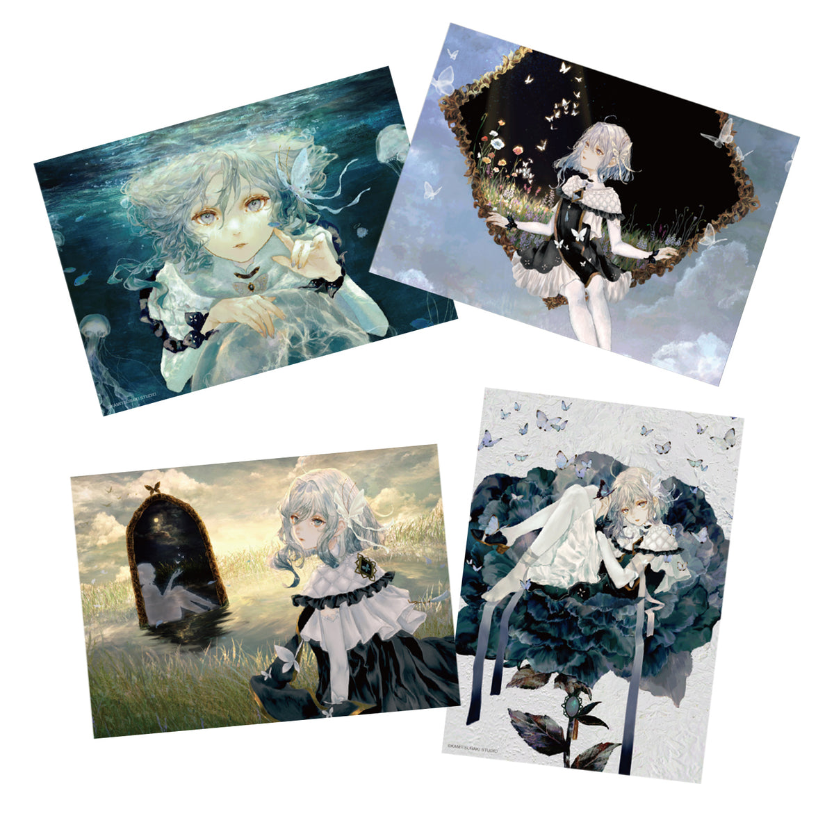 【CIEL】描き下ろし2Lブロマイドセット(4種入り)/「CIEL展」OFFICIAL GOODS