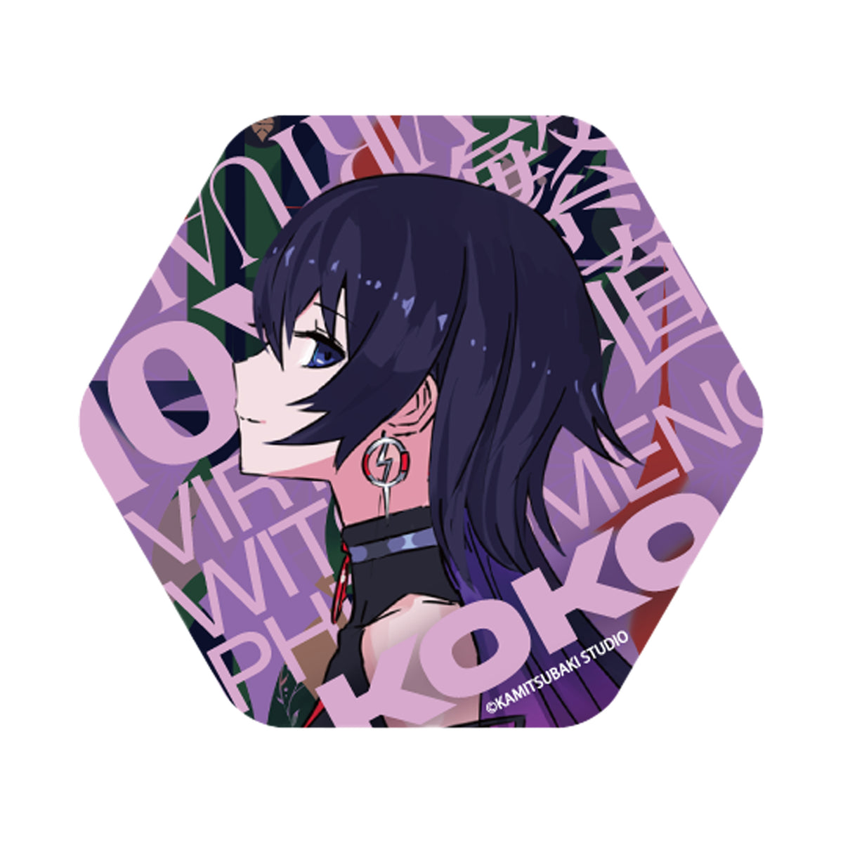 【V.W.P】ハニカム缶バッジ(繁殖)/KAMITSUBAKI STUDIO スターターグッズ