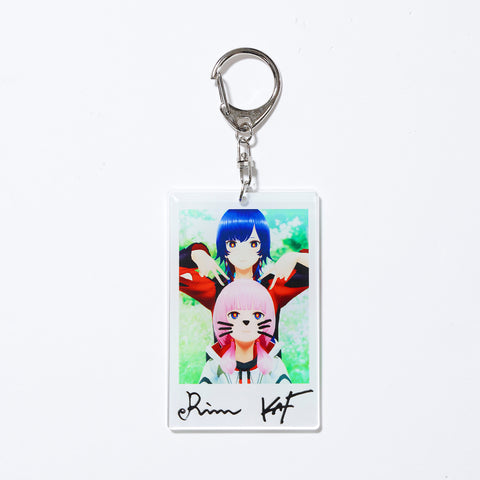【花譜×理芽】デコレーションチェキアクリルキーホルダー/花譜 6th Anniversary × 理芽 5th Anniversary OFFICIAL GOODS