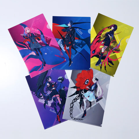 【V.W.P】V.W.P クリアファイル5枚セット/SINKA LIVE SERIES EP.Ⅵ V.W.P 3rd ONE-MAN LIVE「現象Ⅲ-神椿市探訪中-」第二弾