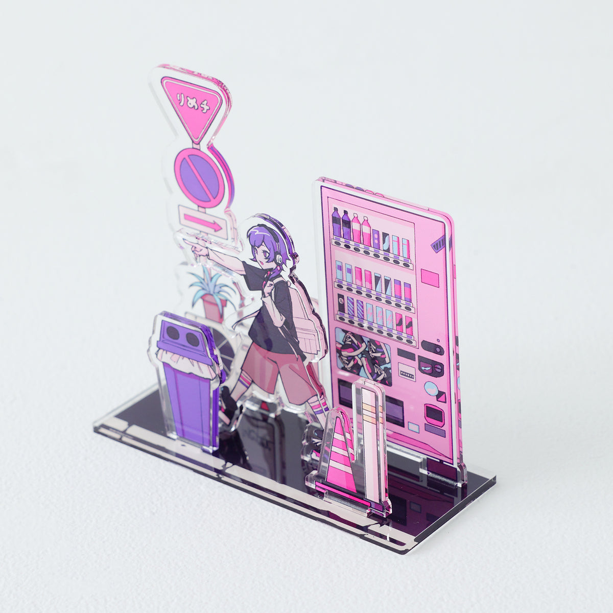 【理芽】旅するりめちアクリルジオラマ illustration by がーこ/3rd ONE-MAN LIVE「NEUROMANCE Ⅲ」第二弾