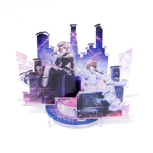画像をギャラリービューアに読み込む, 【明透・琶舞】アクリルジオラマスタンド Cross Night LIVE ver./virtual mini live「Cross Night LIVE」official goods