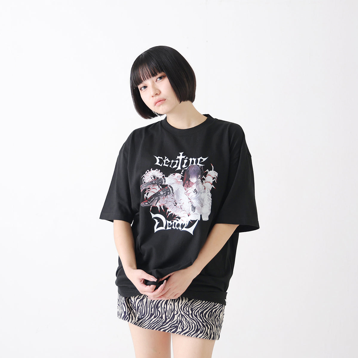 LOLUET イラストTシャツ 黒 XLサイズ loluet_model_1200x1200.jpg?v=