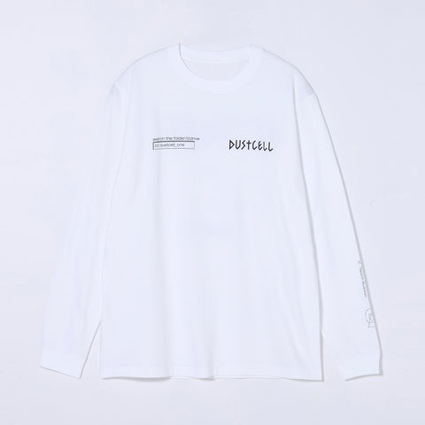【DUSTCELL】「ONE」グラフィックロングスリーブTシャツ/WHITE/DUSTCELL LIVE「ONE」at 日本武道館