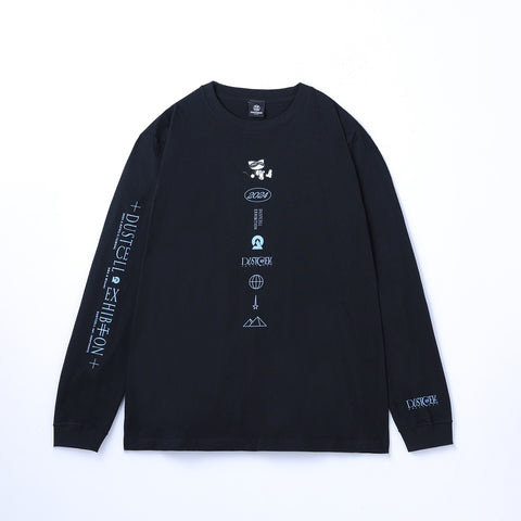 【DUSTCELL】「DUSTCELL apt.」ロングスリーブTシャツ/BLACK/EXHIBITION「DUSTCELL apt. -apartment- 」OFFICIAL GOODS