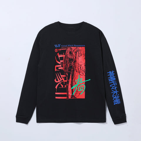 【V.W.P】事前物販限定 神椿代々木決戦ロングTシャツ「現象Ⅱ -魔女拡成-」 type:HARUSARUHI/SINKA LIVE EP.Ⅴ V.W.P/2nd ONE-MAN LIVE「現象Ⅱ -魔女拡成-」グッズ第一弾