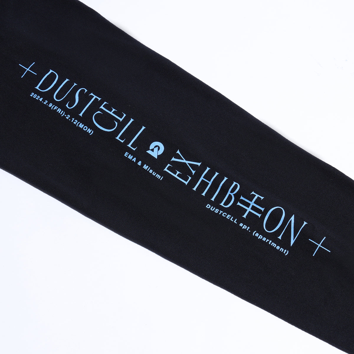 DUSTCELL】「光」グラフィックロングスリーブTシャツ／BLACK