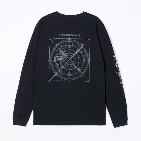 【DUSTCELL】「月の裏」ロングスリーブTシャツ/BLACK/DUSTCELL LIVE 2025「月の裏」