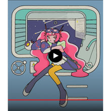 画像をギャラリービューアに読み込む, 【花譜】「銀河を統べし花譜」モーショングラフィックス/VirtualSinger花譜の廻れMAD TV