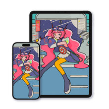 画像をギャラリービューアに読み込む, 【花譜】「銀河を統べし花譜」モーショングラフィックス/VirtualSinger花譜の廻れMAD TV