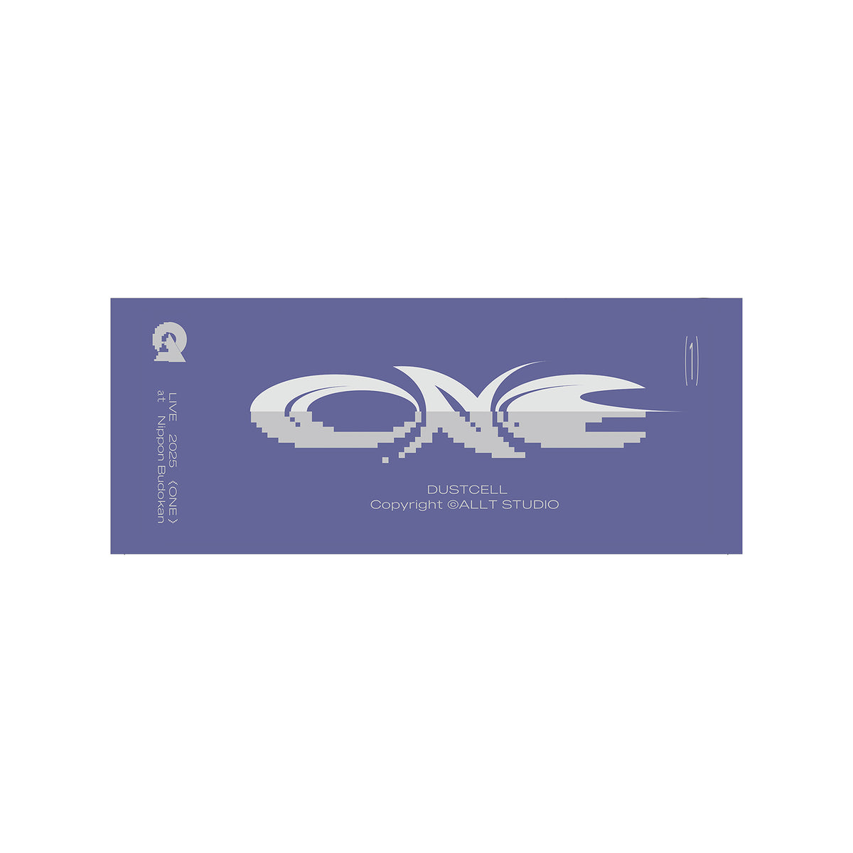 DUSTCELL】フェイスタオル B／LIGHT PURPLE／DUSTCELL LIVE「ONE」at