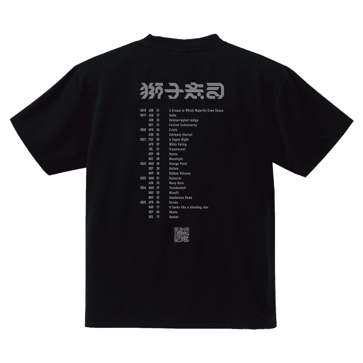 獅子志司】C4Tシャツ「獅子志司」／ONE-MAN LIVE TOUR「雷音」OFFICIAL
