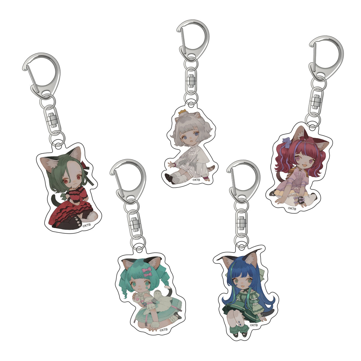 【VALIS】ランダムアクリルキーホルダー(全5種)/新衣装お披露目記念グッズ & 5th ONE-MAN LIVE「未来カレイドスコープ」Blu-ray