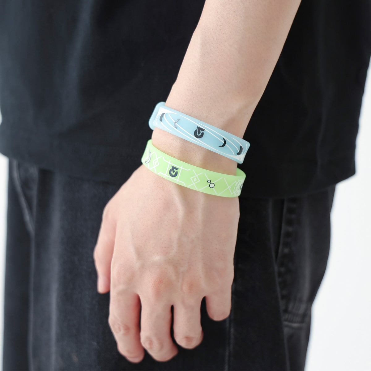 DUSTCELL】蓄光ラバーバンド2個セット／DUSTCELL LIVE 2025「月の裏