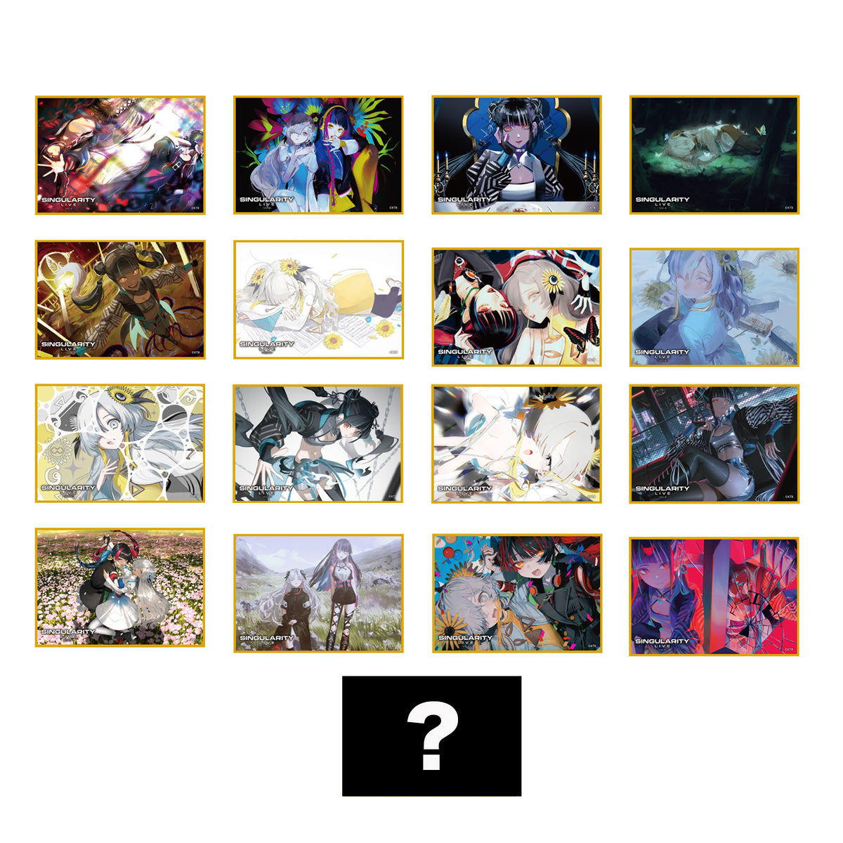 春猿火 サイン入り色紙 3rd Anniversary 未開封 神椿 春猿火 直筆サイン入り イラスト色紙 3周年記念