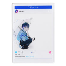 画像をギャラリービューアに読み込む, 【詩道】SNS風アクリルプレート2枚セット/STREAMING COVER LIVE「TIDE LIVE -Acoustic 参-」CD&GOODS