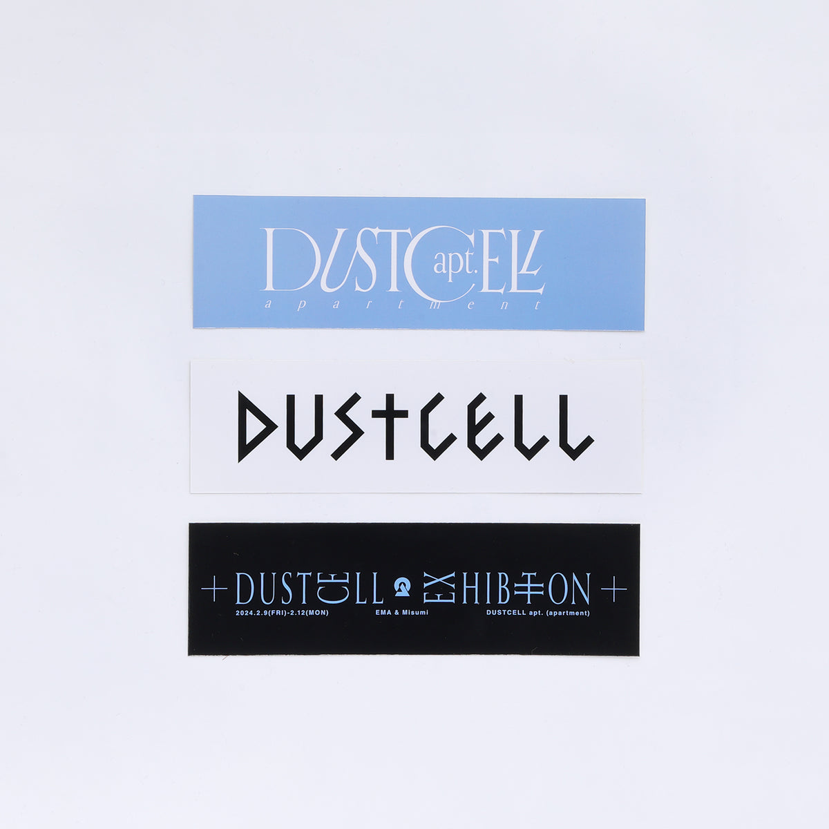 【DUSTCELL】「DUSTCELL apt.」ステッカーセット/EXHIBITION「DUSTCELL apt. -apartment- 」OFFICIAL GOODS