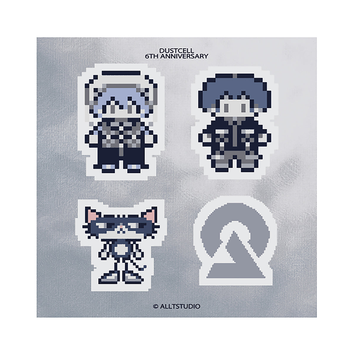 DUSTCELL】刺繍ステッカー／DUSTCELL 6th Anniversary OFFICIAL GOODS