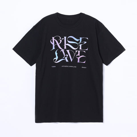 【跳亜+詩道】ライブTシャツ/Acoustic 2man LIVE「RISE LIVE」