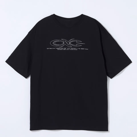 【DUSTCELL】「ONE」ビッグシルエットTシャツ A/BLACK/DUSTCELL LIVE「ONE」at 日本武道館