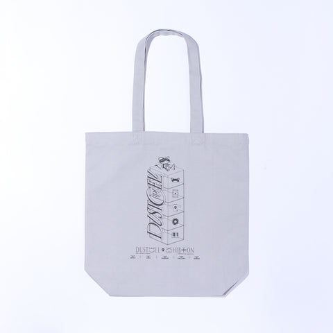 【DUSTCELL】「DUSTCELL apt.」トートバッグ/SKY GRAY/EXHIBITION「DUSTCELL apt. -apartment- 」OFFICIAL GOODS