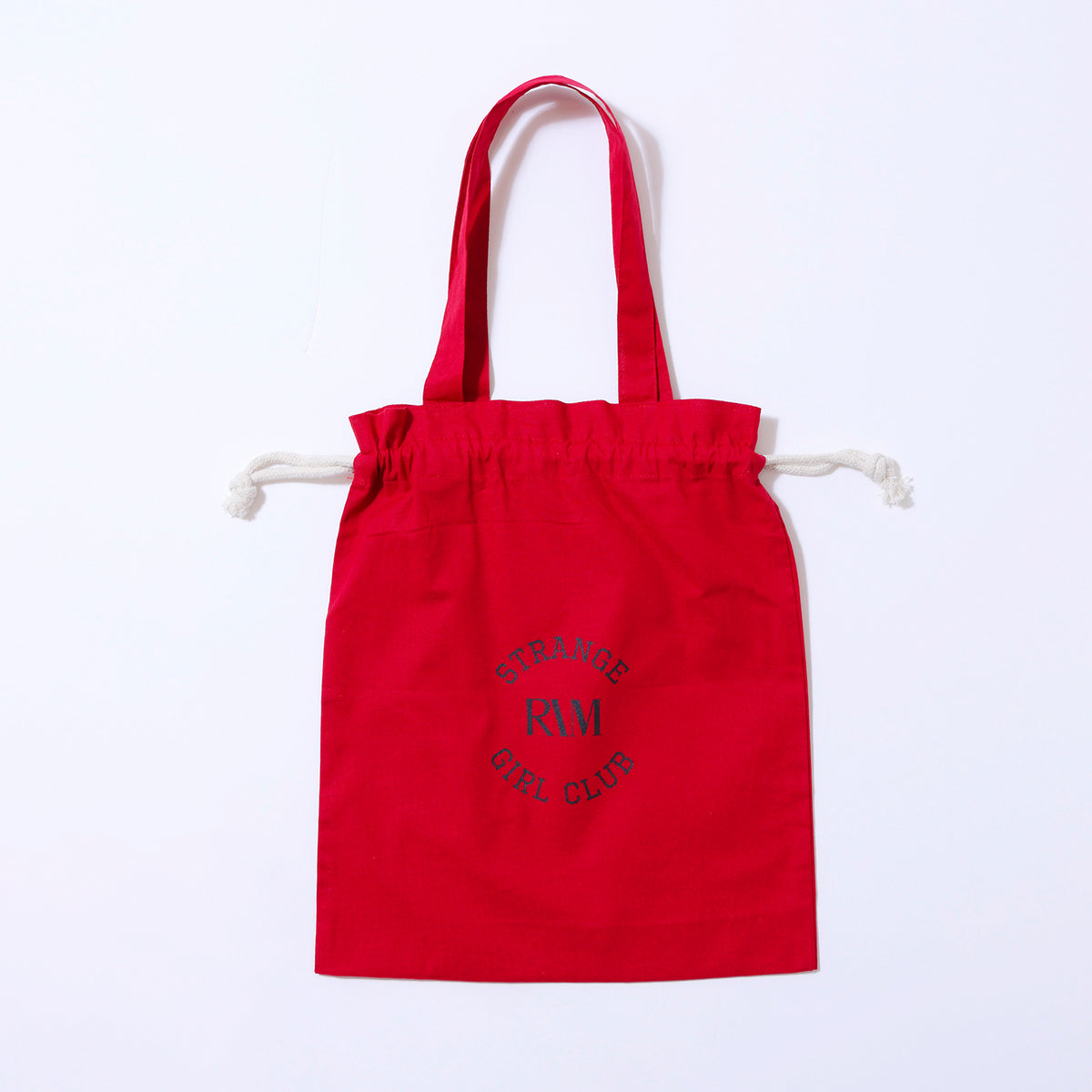 理芽】「STRANGE GIRL CLUB」巾着トートバッグ／「STRANGE GIRL