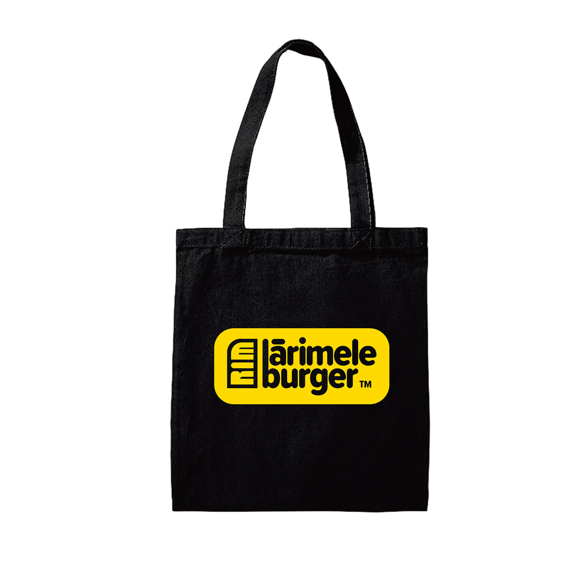 【理芽】「làrimele burger」トートバッグ/BLACK/花譜 6th Anniversary × 理芽 5th Anniversary OFFICIAL GOODS