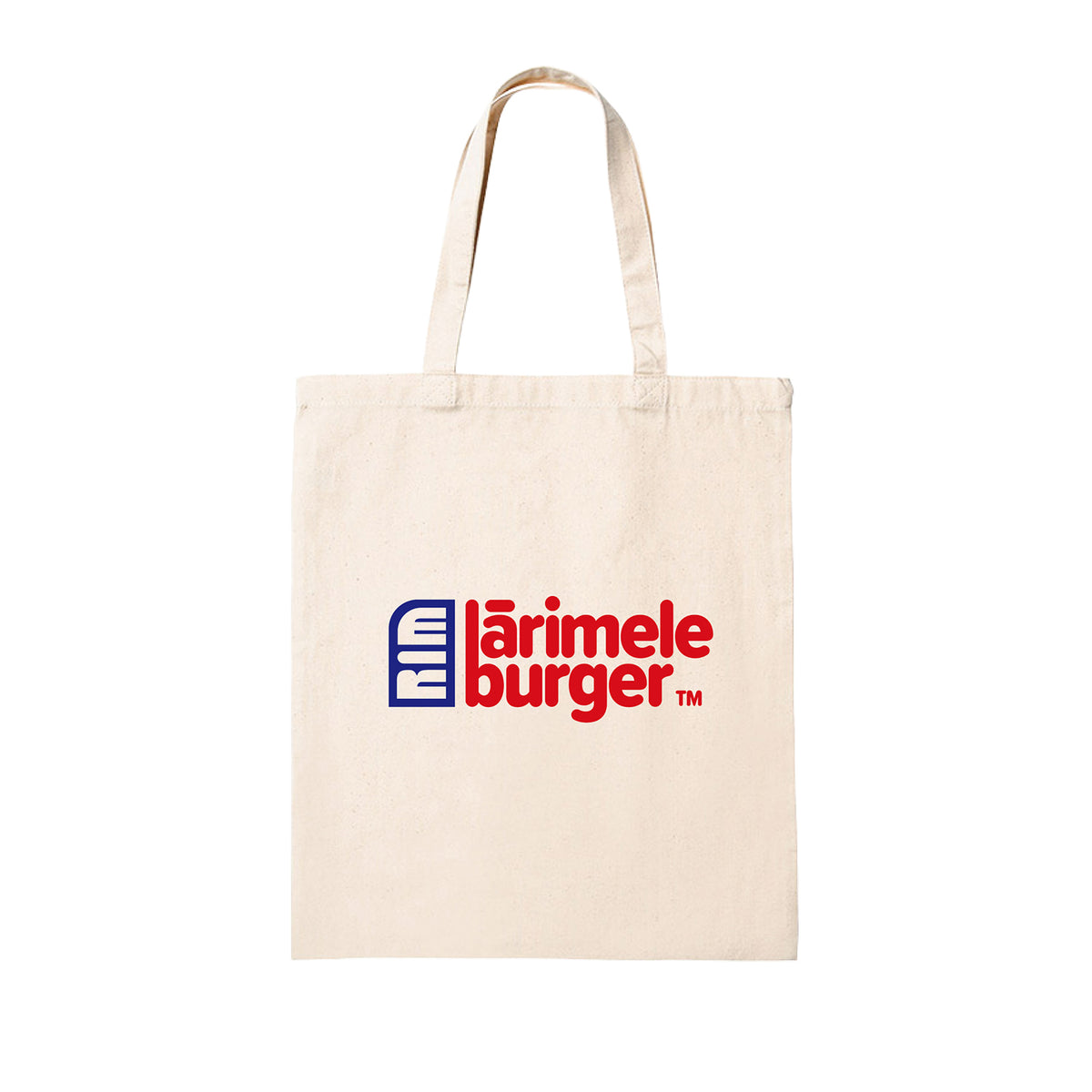 【理芽】「làrimele burger」トートバッグ/WHITE/花譜 6th Anniversary × 理芽 5th Anniversary OFFICIAL GOODS