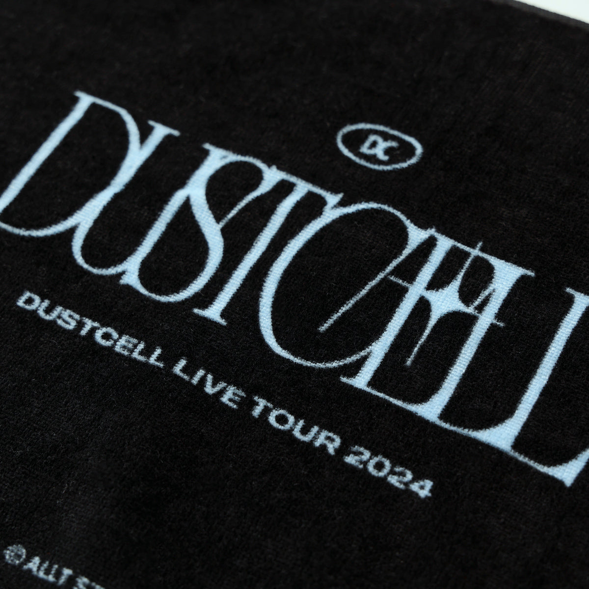 DUSTCELL】「光」フェイスタオル／BLACK／DUSTCELL TOUR 2024「光