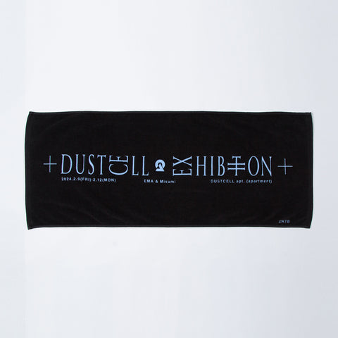 【DUSTCELL】「DUSTCELL apt.」フェイスタオル/BLACK/EXHIBITION「DUSTCELL apt. -apartment- 」OFFICIAL GOODS