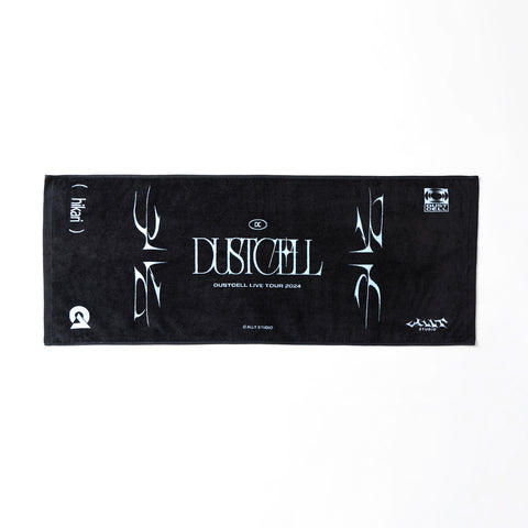 【DUSTCELL】「光」フェイスタオル/BLACK/DUSTCELL TOUR 2024「光」