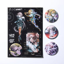 画像をギャラリービューアに読み込む, 【明透】ステッカー&缶バッジ3個セット/1st ANNIVERSARYカバーライブ「サンライトLIVE」