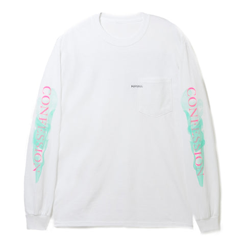 【DUSTCELL】「CONFESSION」ロングスリーブTシャツ/WHITE/3rd ONE-MAN LIVE「自白」