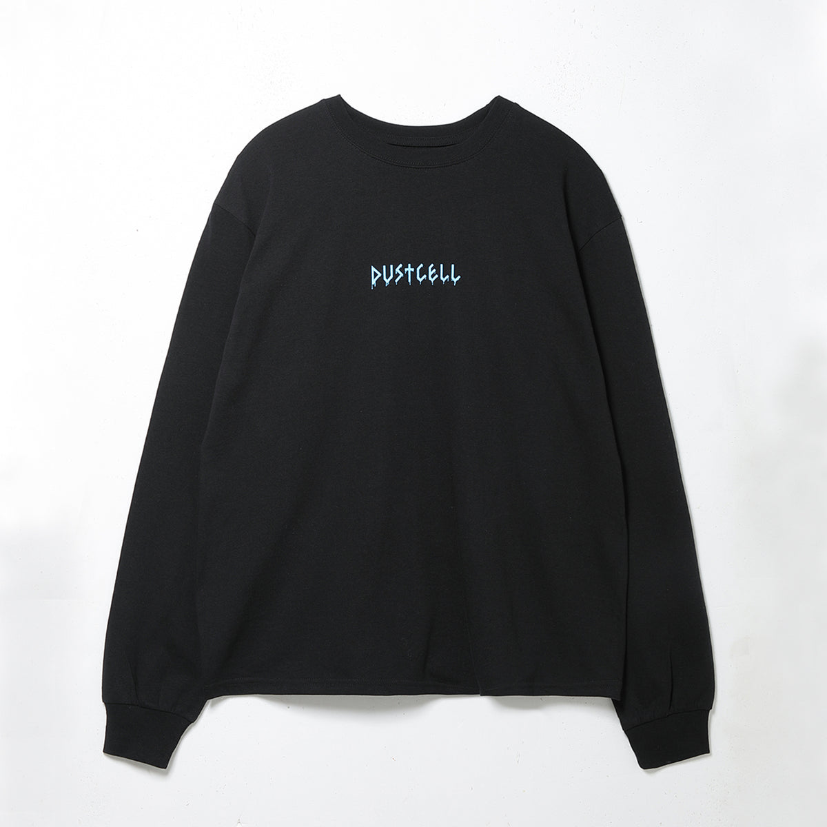 【DUSTCELL】ドリップロゴロングスリーブTシャツ／BLACK ...