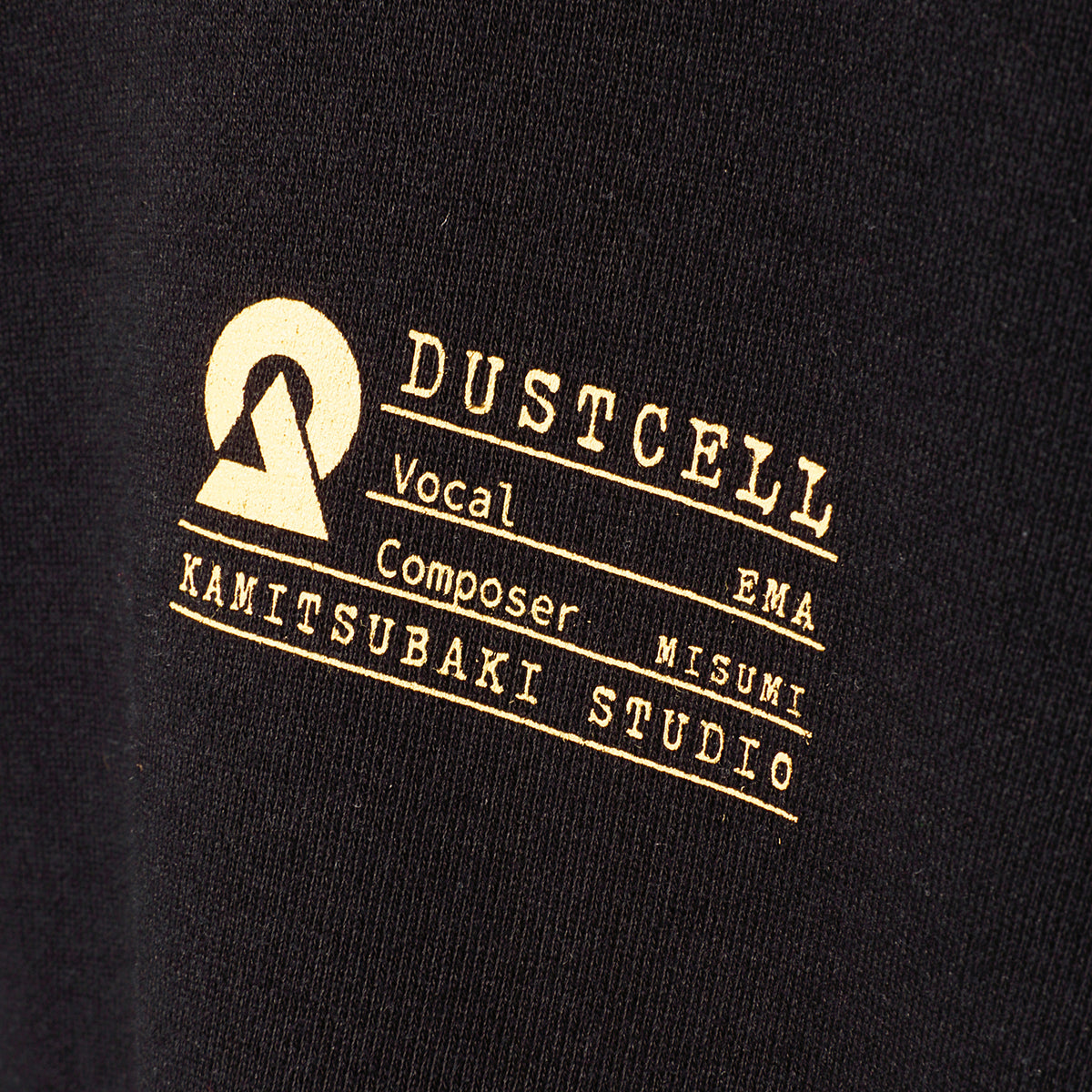 【DUSTCELL】ネームパーカー／BLACK／DUSTCELL