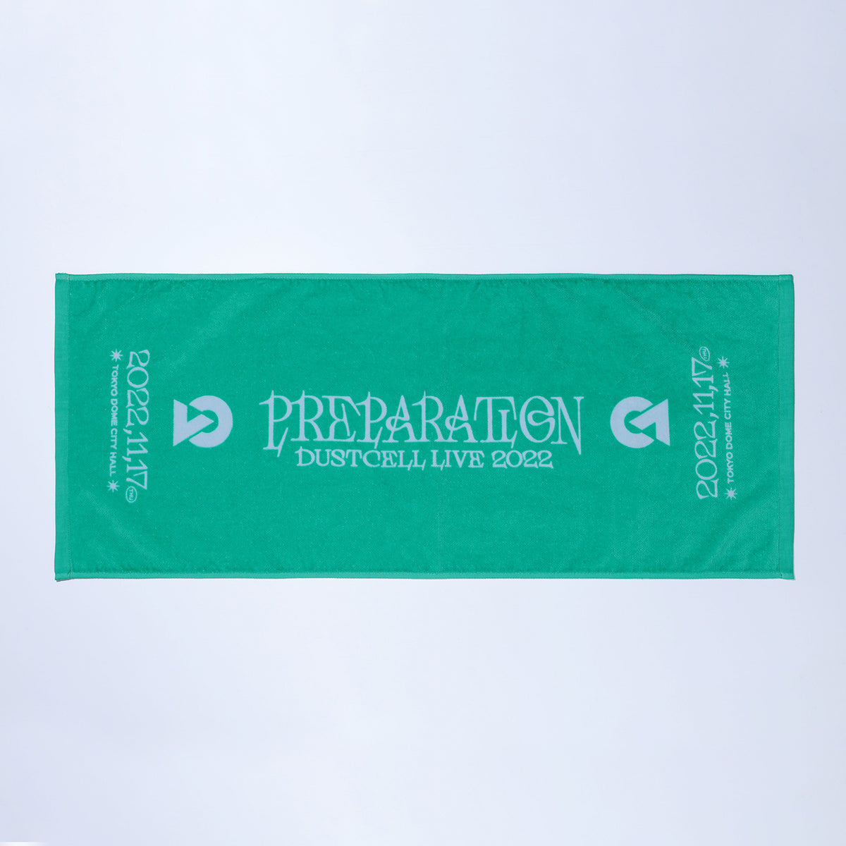 【DUSTCELL】フェイスタオル/MINT GREEN/DUSTCELL LIVE 2022「PREPARATION」