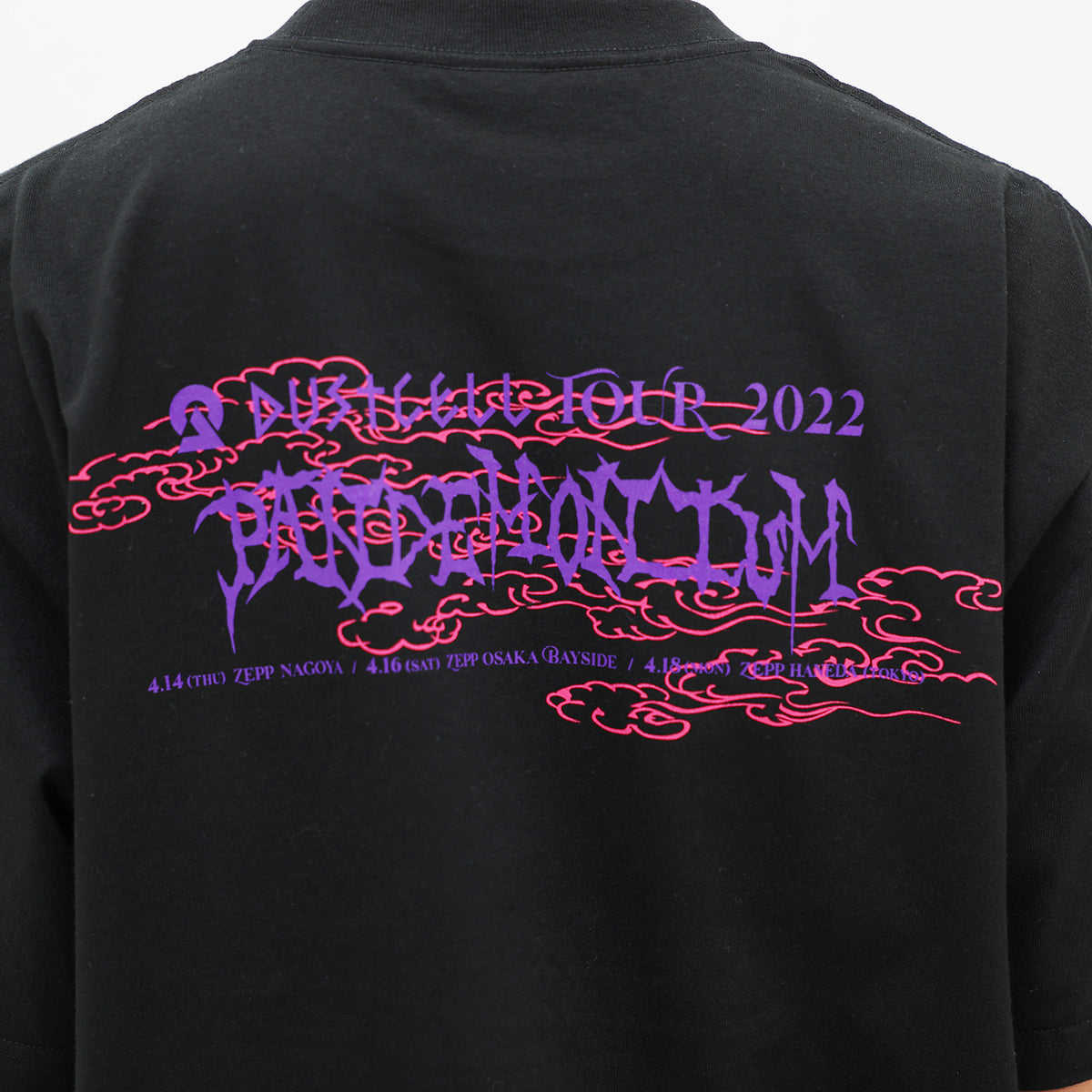 【DUSTCELL】「百鬼夜行」ビッグシルエットTシャツ／BLACK／DUSTCELL TOUR 2022「百鬼夜行」 – FINDME STORE  by THINKR